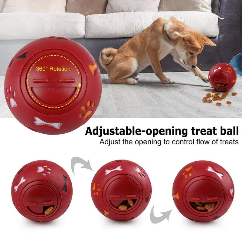 Brinquedo Interativo para Cães e Gatos de Borracha com Dispenser de Ração - Imagem 3