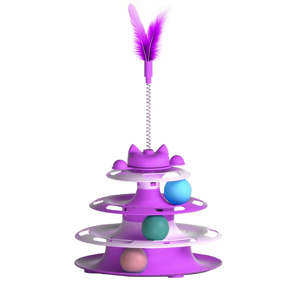 Brinquedo Giratório para Gatos de Plástico, sem Bateria - Image 3