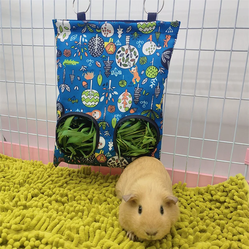 Alimentador de Feno para Coelhos e Pequenos Animais com Gancho de Metal - Imagem 5