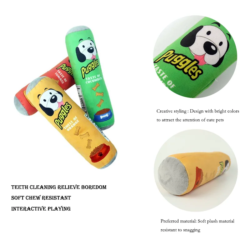 Brinquedo de Pelúcia para Cães com Apito Interativo - Imagem 6