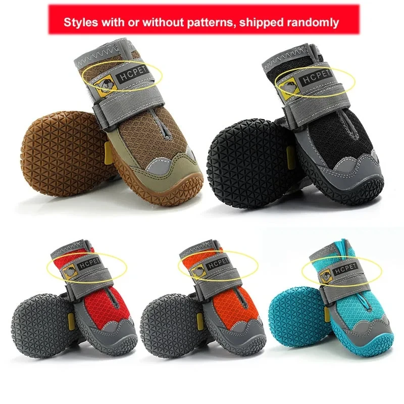 Botas para Cães Reflexivas Impermeáveis para Neve e Chuva - Imagem 3