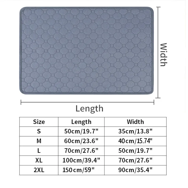 Almofada Higiênica para Cães Lavável Antiderrapante Reutilizável - Imagem 6