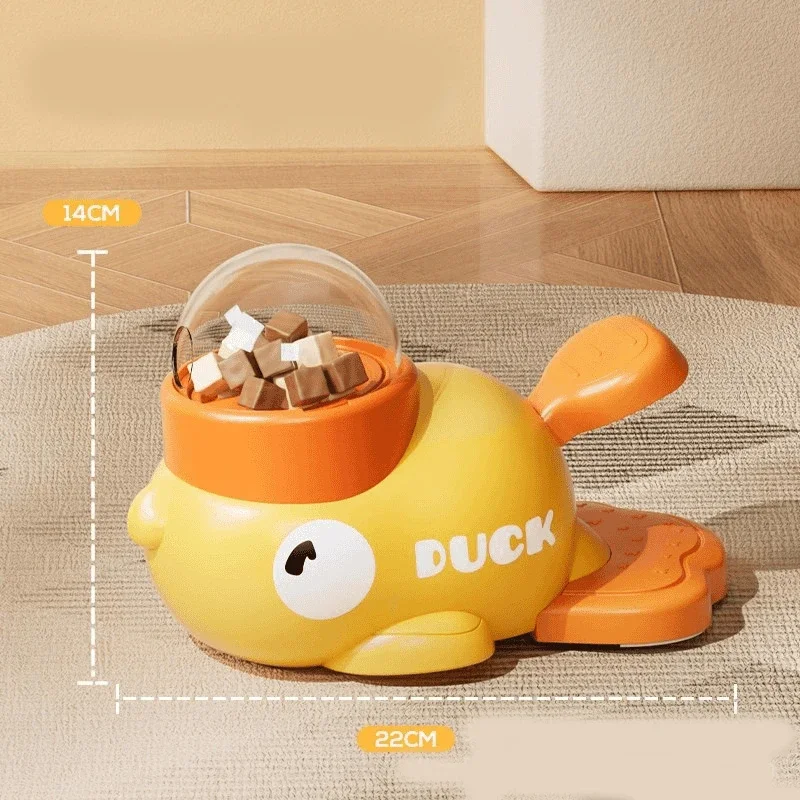 Brinquedo Dispensador de Petiscos para Cães e Gatos Amarelo - Imagem 2