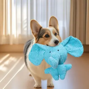 brinquedo de pelúcia para cães marfim