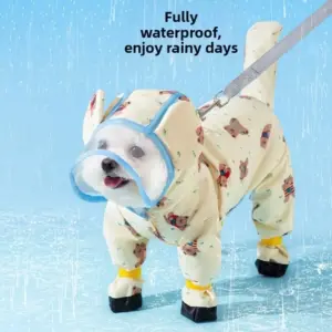 capa de chuva para cães pequenos