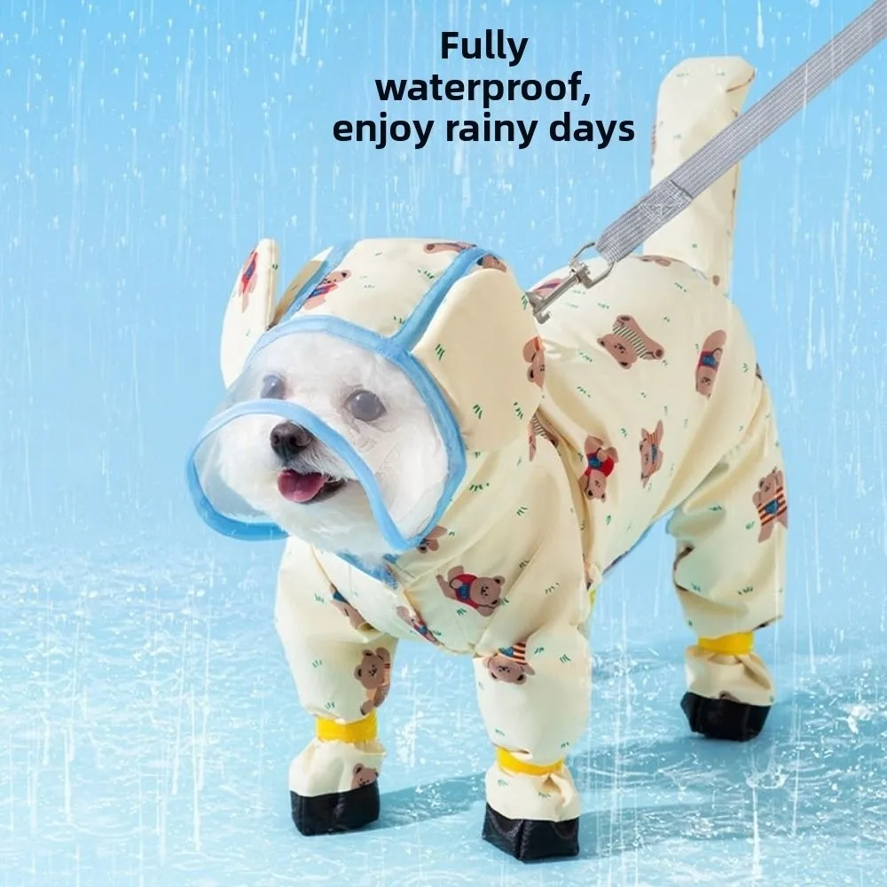 capa de chuva para cães pequenos