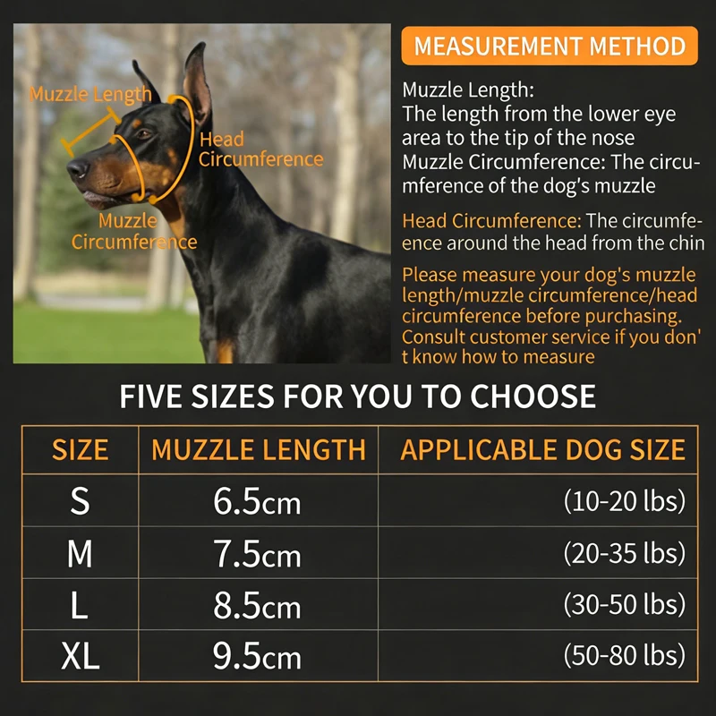 Focinheira de Silicone para Cães Ajustável Anti-Mordida - Image 2