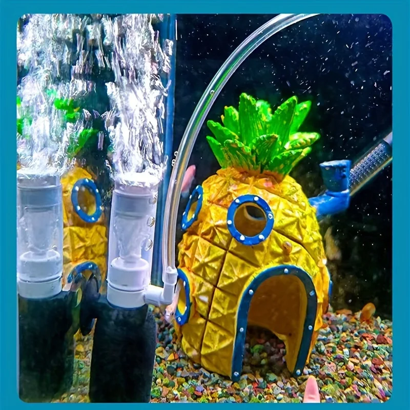 Mini Filtro de Bomba de Ar de Aquário Purificador Interno Multicamadas - Imagem 3