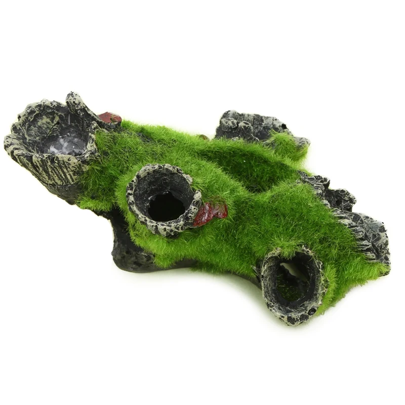 tronco de resina para aquário