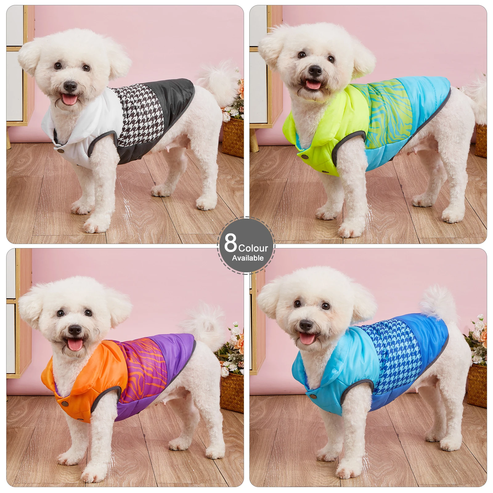 Jaqueta para Cães de Poliéster com Lã Espessada para Inverno - Image 3