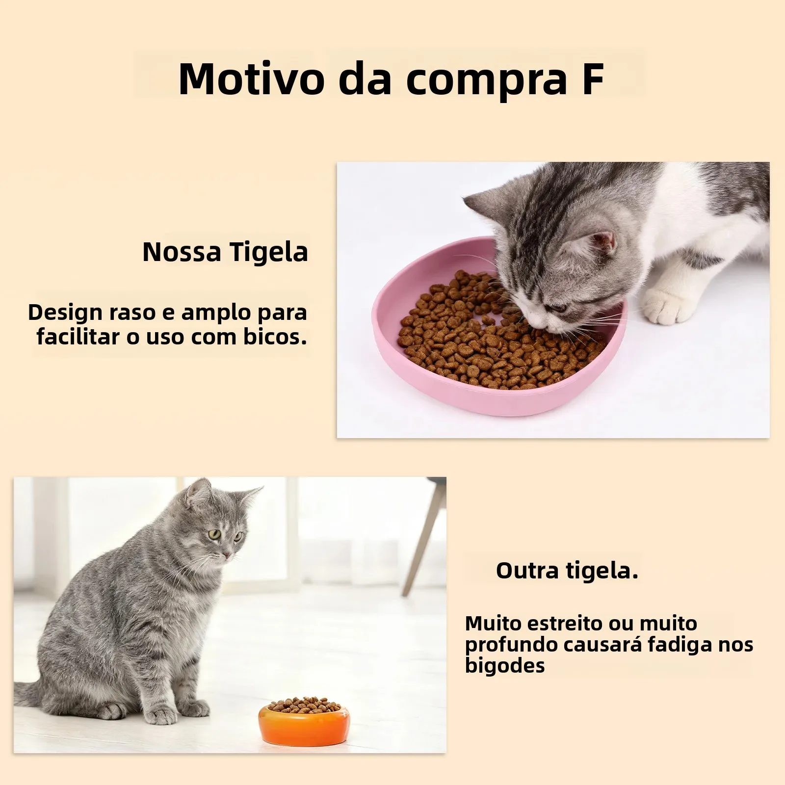 Tigela de Silicone para Gatos Raso com Base Antiderrapante - Imagem 2