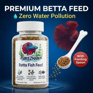 ração em pellets para peixe betta