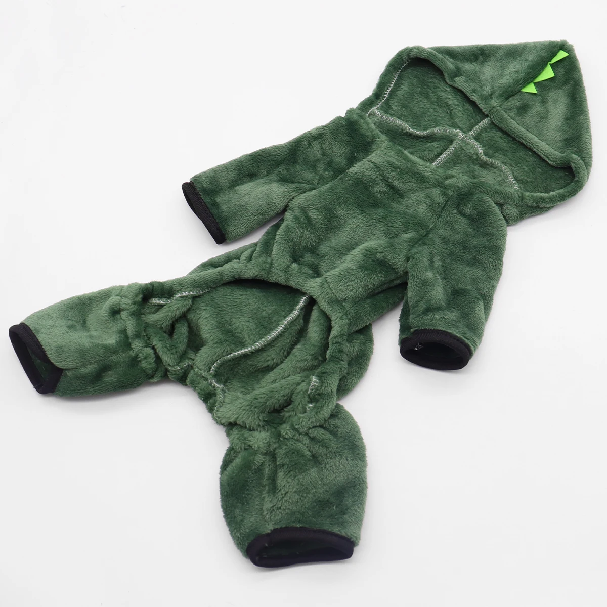 Roupa de Dinossauro para Cães e Gatos Pequenos de Velo - Imagem 3