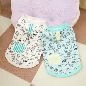 camisa de verão para cães e gatos