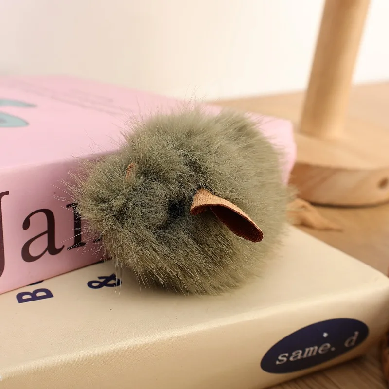 Kit 5 Ratos de Pelúcia para Gatos com Squeak e 14 cm - Imagem 5