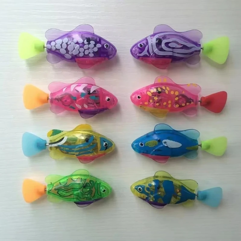 Brinquedo para Gato Robô Interativo LED em Forma de Peixe com Sensor de Toque - Image 3