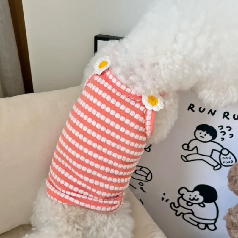 colete fino e respirável para cães e gatos pequenos