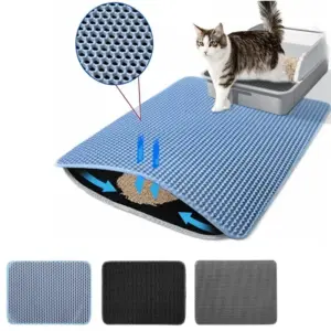 tapete para caixa de areia de gato antiderrapante