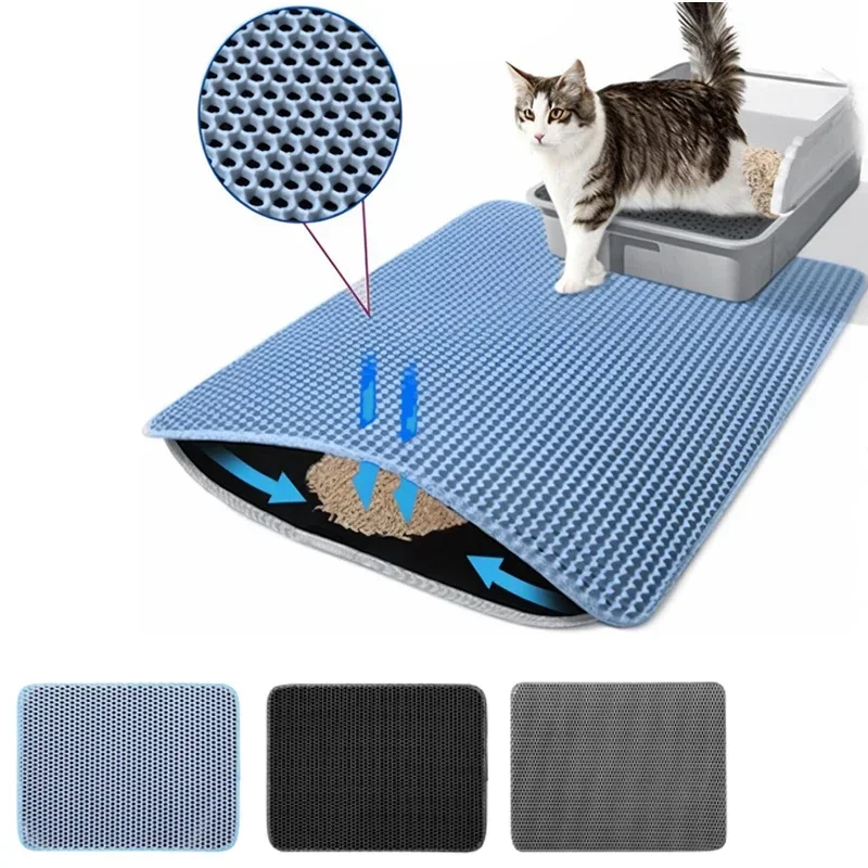 tapete para caixa de areia de gato antiderrapante
