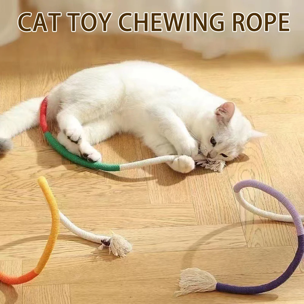 Brinquedo de Gato Silvervine com Corda para Mastigar 70 cm (3 Peças) - Imagem 2