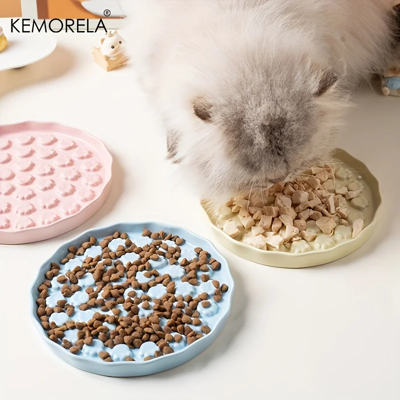 Tigela de Cerâmica para Gatos e Cães Pequenos de Alimentação Lenta - Image 2