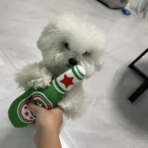 brinquedo de pelúcia para cães com apito