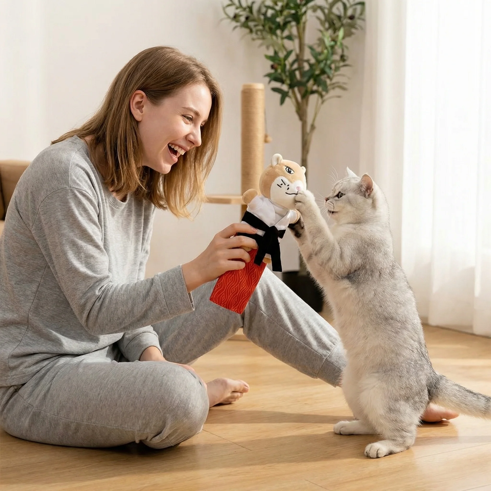 Luvas para Gatos com Almofadas Protetoras para Brincadeiras Seguras - Imagem 6
