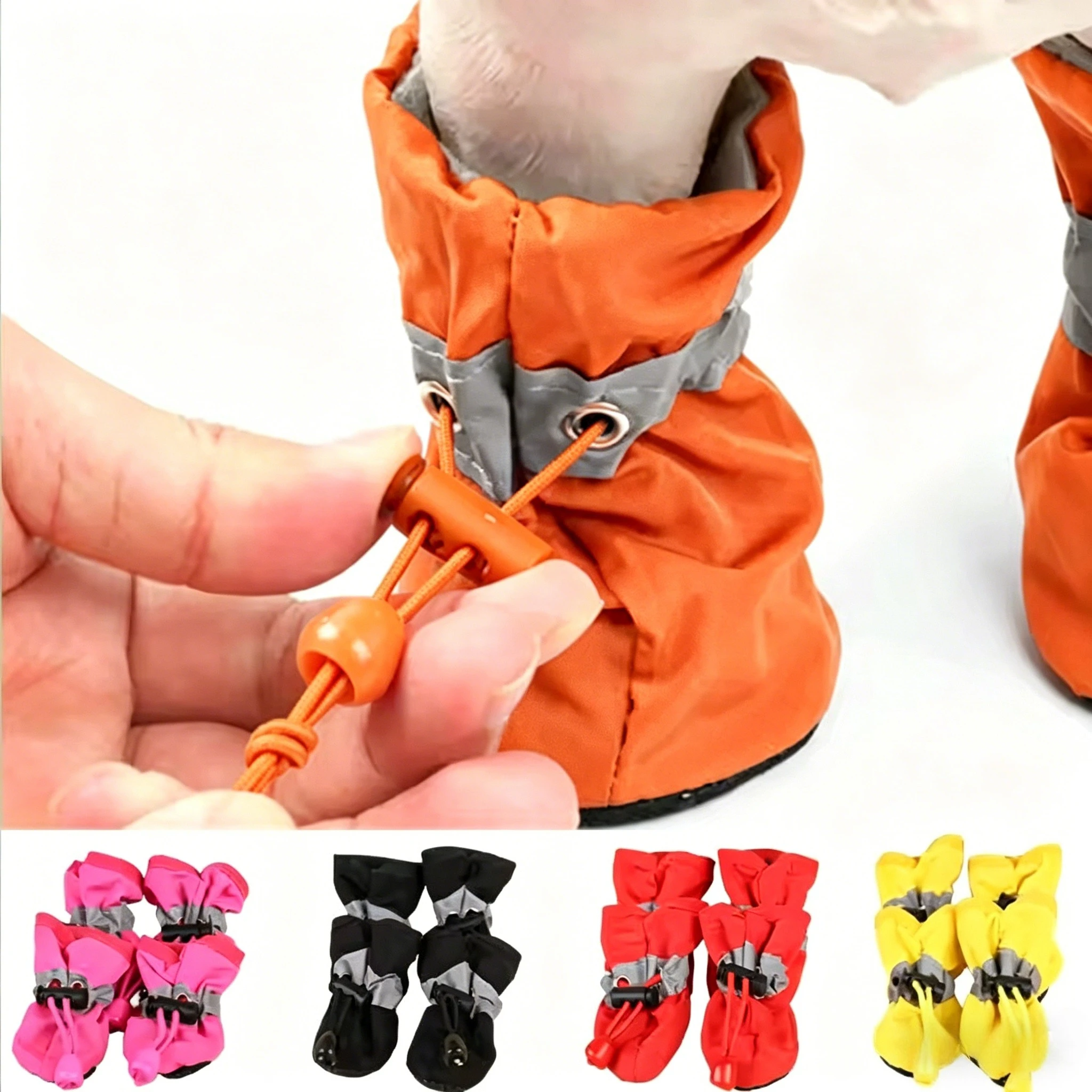 Botas de Chuva para Cães e Gatos Pequenos Antiderrapante - Image 5
