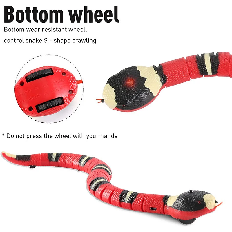 Brinquedo Cobra Robô para Gatos Recarregável USB Interativo - Imagem 5
