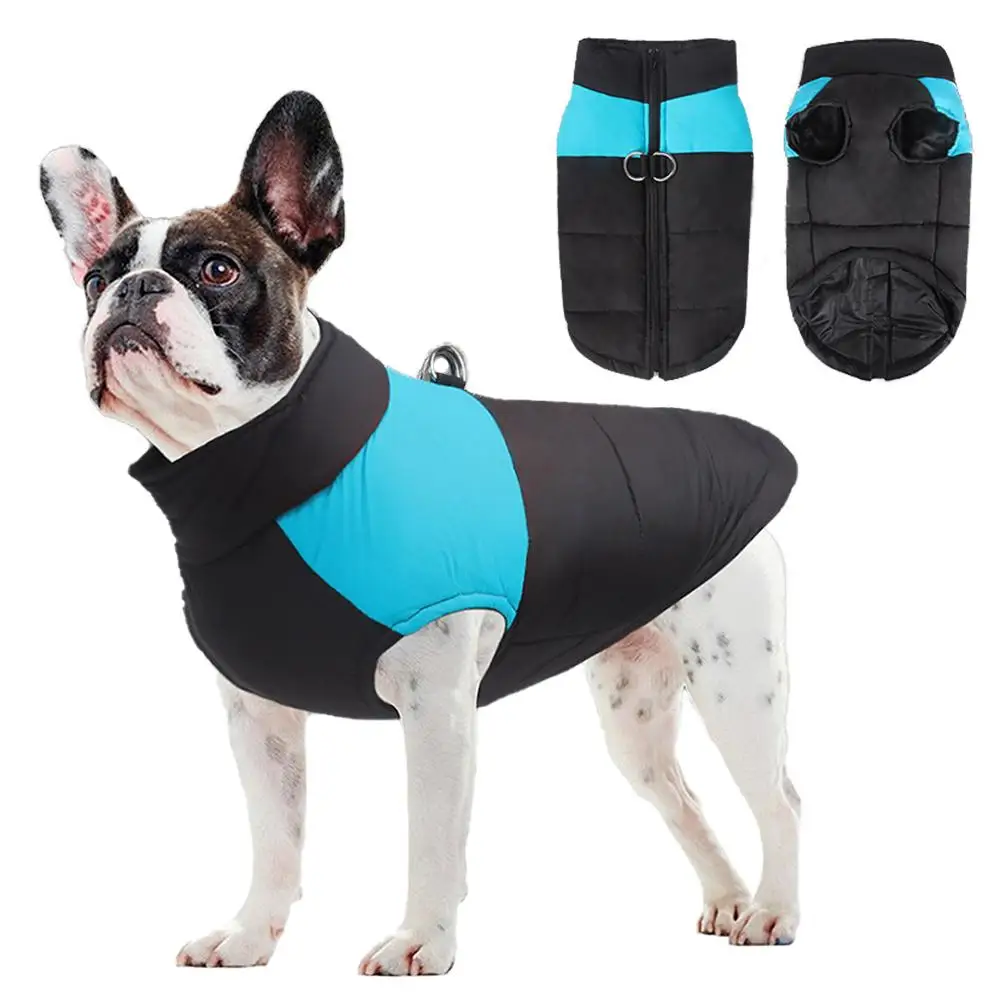 Jaqueta Impermeável para Cães Pequenos e Grandes com Zíper - Image 3