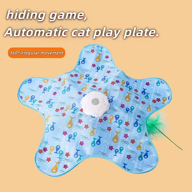 Brinquedo Interativo para Gatos com Pena Oculta e Som de Pássaro - Imagem 3