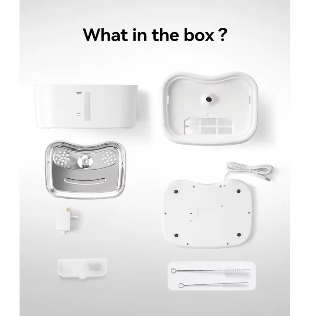 Fonte de Água para Gatos 2.5 L com Conexão Wi-Fi e Bandeja Inox - Imagem 6
