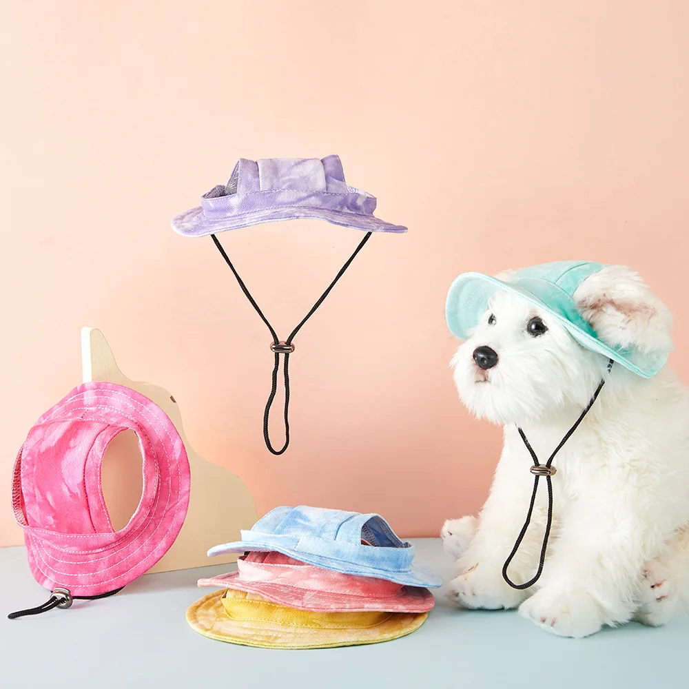 Boné para Cães com Furos para Orelhas e Cordões Ajustáveis - Imagem 2