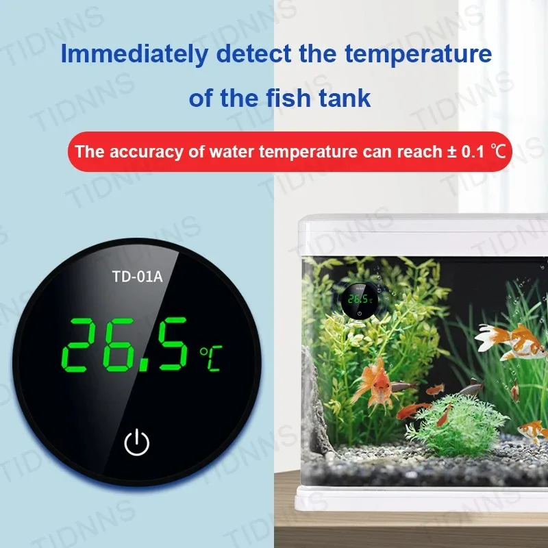 Termômetro Digital para Aquário Tipo-C -9.9-50℃ com Tela LCD - Imagem 5