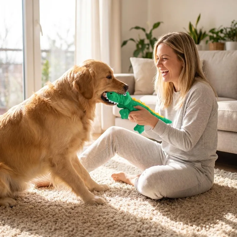 Brinquedo de Pelúcia para Cães e Gatos com Som Interativo - Imagem 4