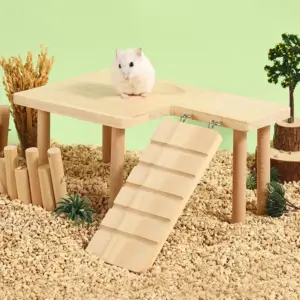 escada de madeira para hamster