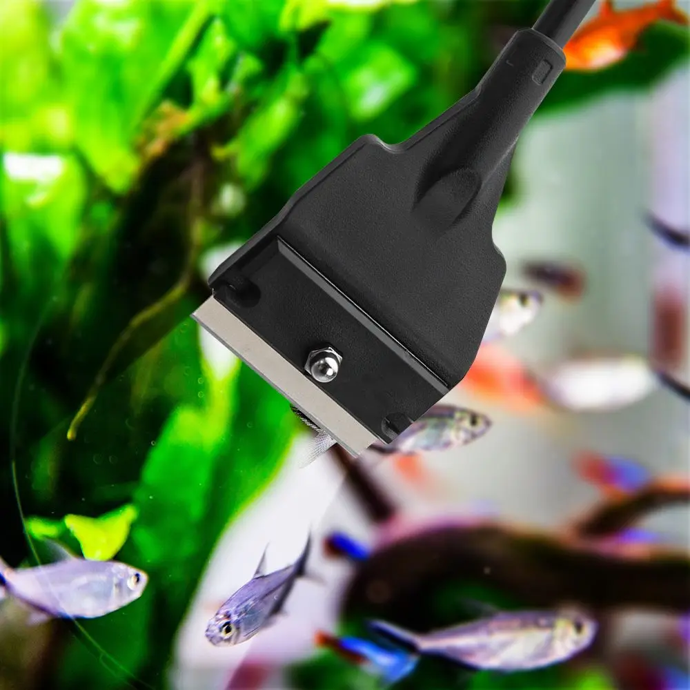 Raspador de Algas para Aquário de Aço Inoxidável 35 cm - Imagem 2