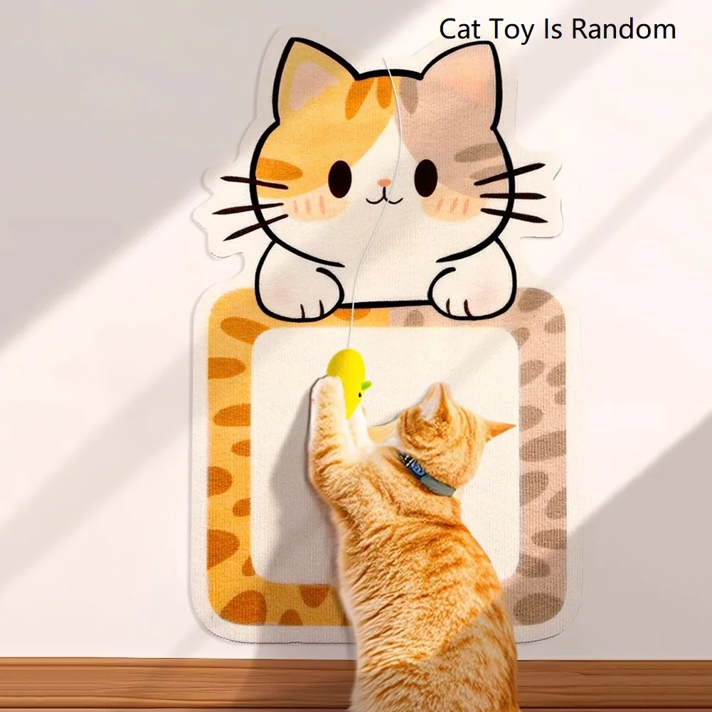 Arranhador Autoadesivo para Gatos de Feltro com Instalação sem Ferramentas - Image 2