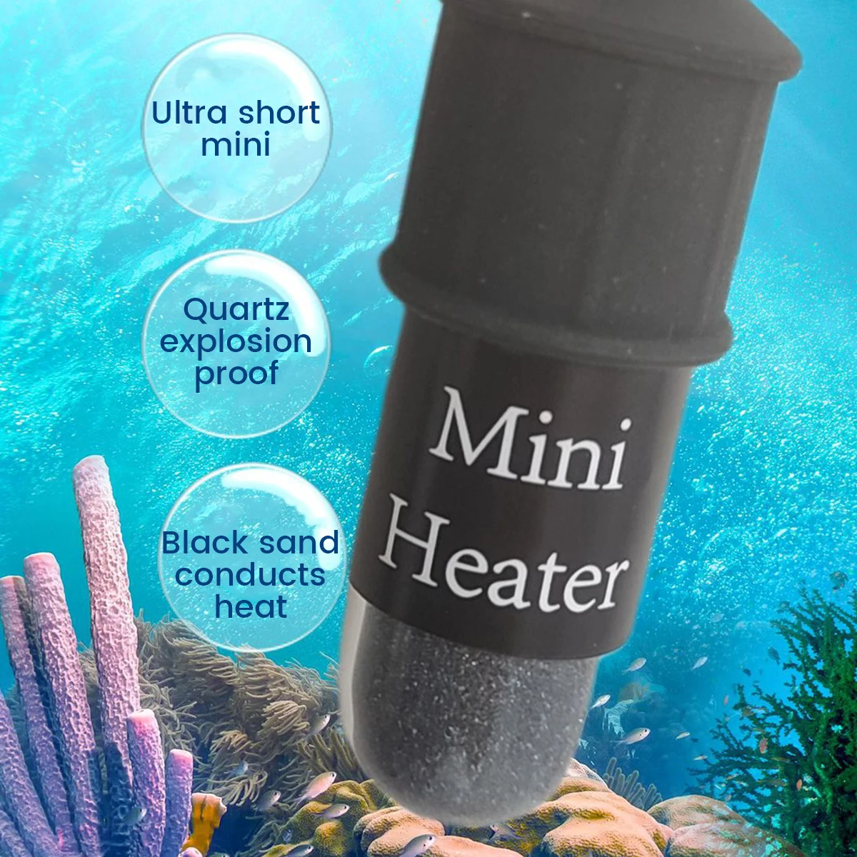 Aquecedor USB para Aquário 10 W com Termostato e Display Digital - Imagem 2