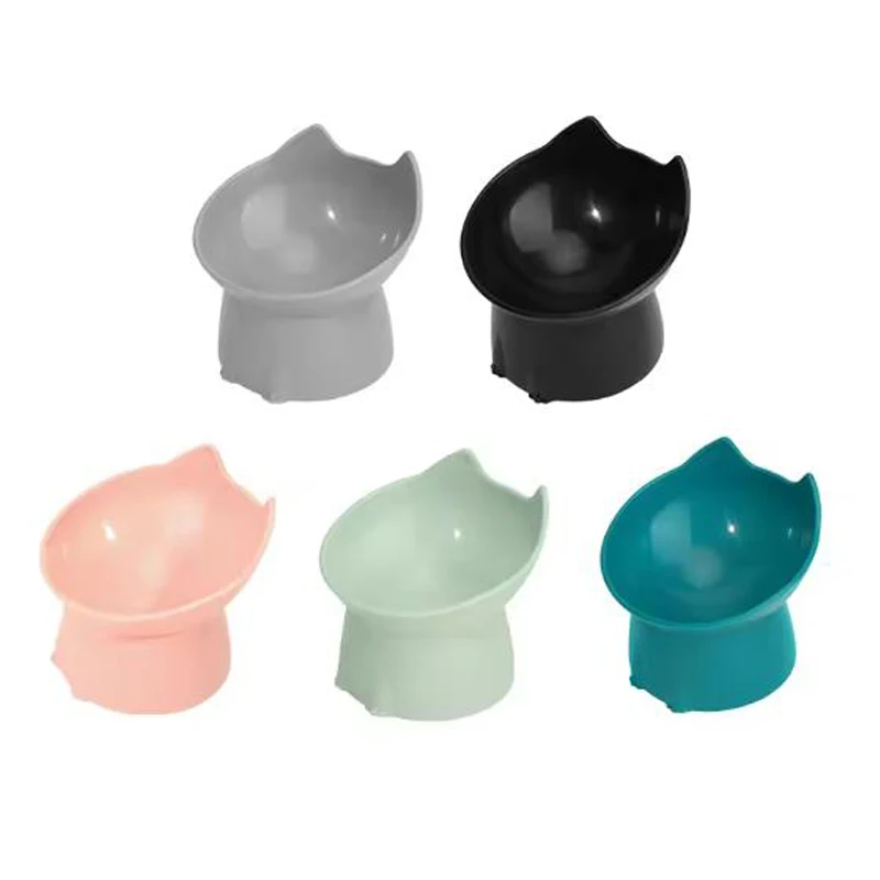 Tigela Elevada para Gatos e Cães com Orelhas Longas de Plástico - Imagem 3