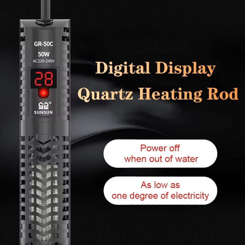 Aquecedor Submersível para Aquário SUNSUN com Display LCD 220V - Imagem 2