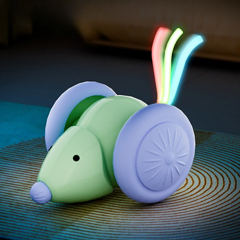Brinquedo Elétrico para Gatos com Rato Recarregável USB - Imagem 2