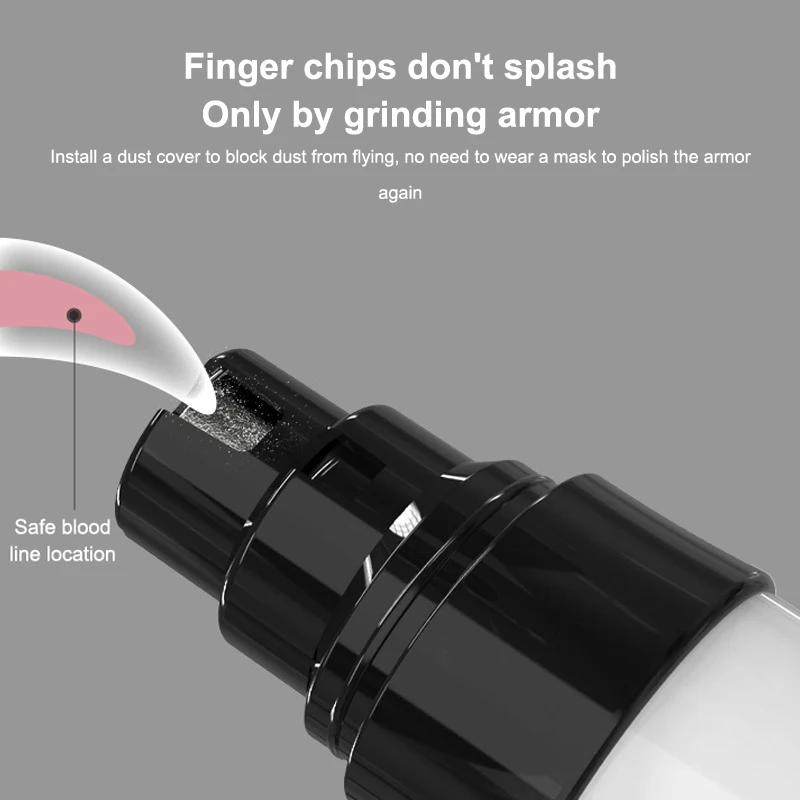 Lixadeira de Unhas para Cães Groom Pro Recarregável USB 2 Velocidades - Image 3