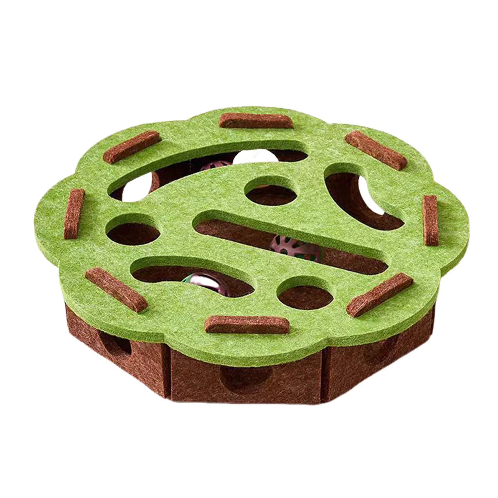 Brinquedo Quebra-Cabeça para Gatos de Plástico com Sino Interno - Imagem 5