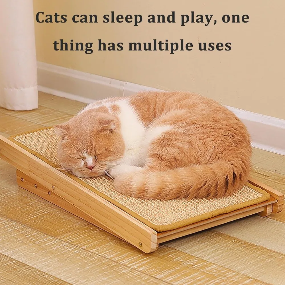 Arranhador para Gatos de Sisal Natural com Altura Ajustável - Imagem 3