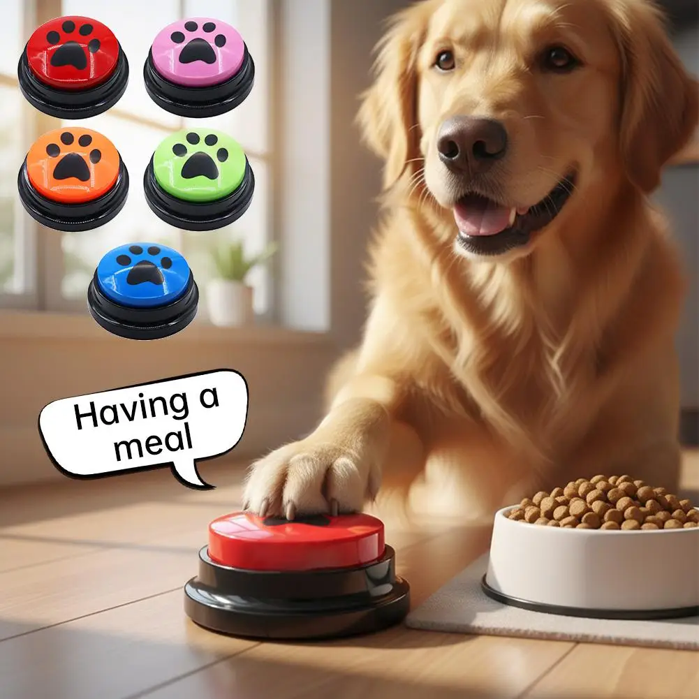 Botão de Comunicação para Cães e Gatos com Gravação de Voz de 30 Segundos - Imagem 3