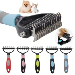 escova removedora de pelos para cães e gatos