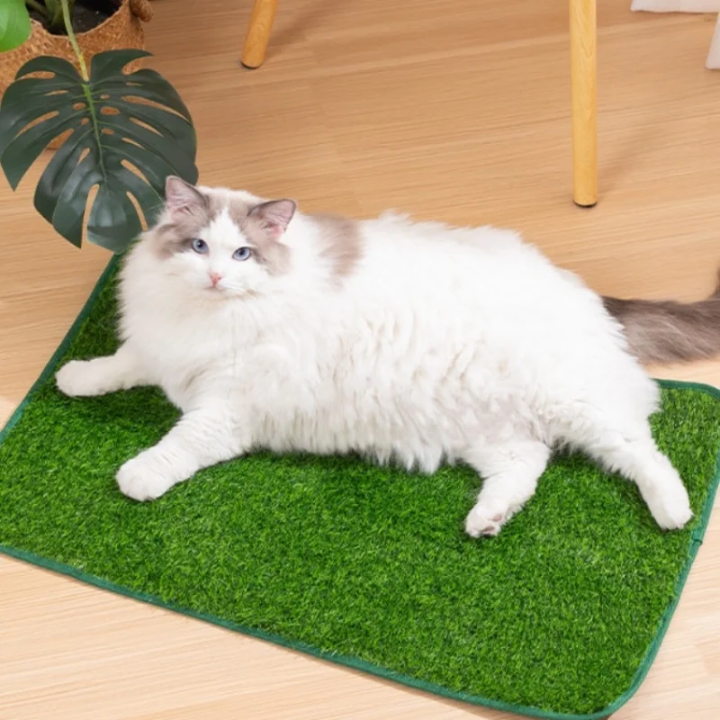 Tapete de Grama Artificial para Cães com Base Antiderrapante e Lavável - Imagem 4