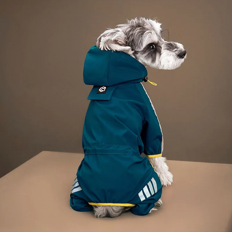 Capa de Chuva para Cães Refletiva com Abertura para Coleira - Imagem 6