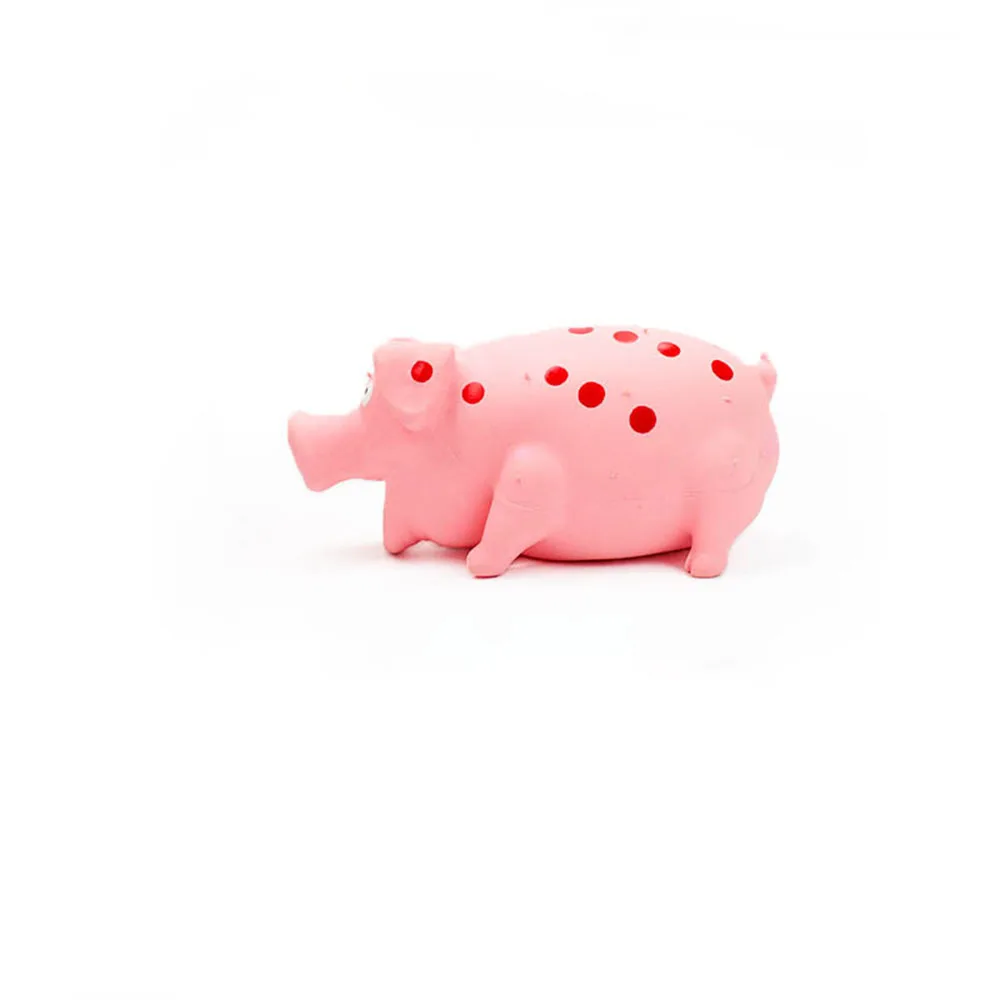 Brinquedo de Porco para Cães de Látex com Som para Mastigar - Imagem 2